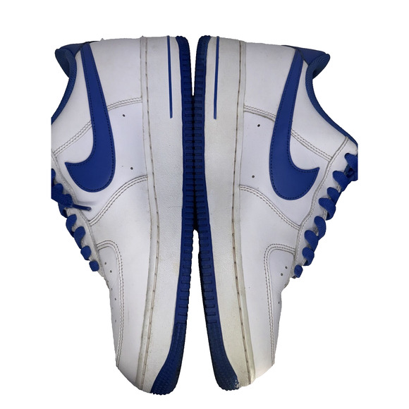 Nike Air Force 1 '07 White Medium Blue DH7561-104 Men's Size 11 - Picture 2 of 9